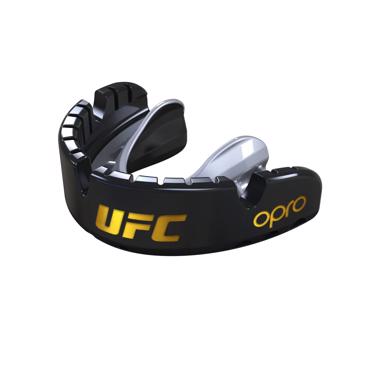 Opro UFC GOLD series braces GEN5 Mouthguard -BLACK/GOLD